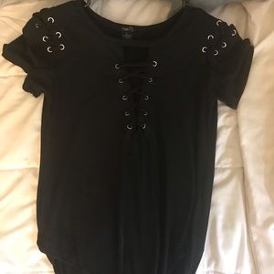 Lace Up Bodysuit